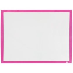 Pizarra magnética NOBO 430x585 mm, marco fucsia