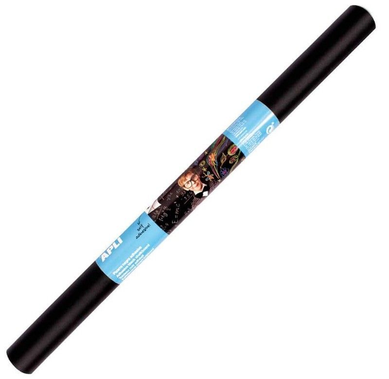Pizarra negra adhesiva en rollo 0,5 x 2 m