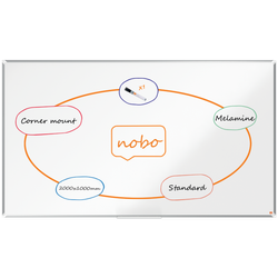 Pizarra NOBO Premium Plus melamina 2000x1000mm, blanco