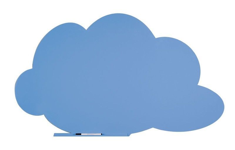 Pizarra skin cloud. Con forma de nube