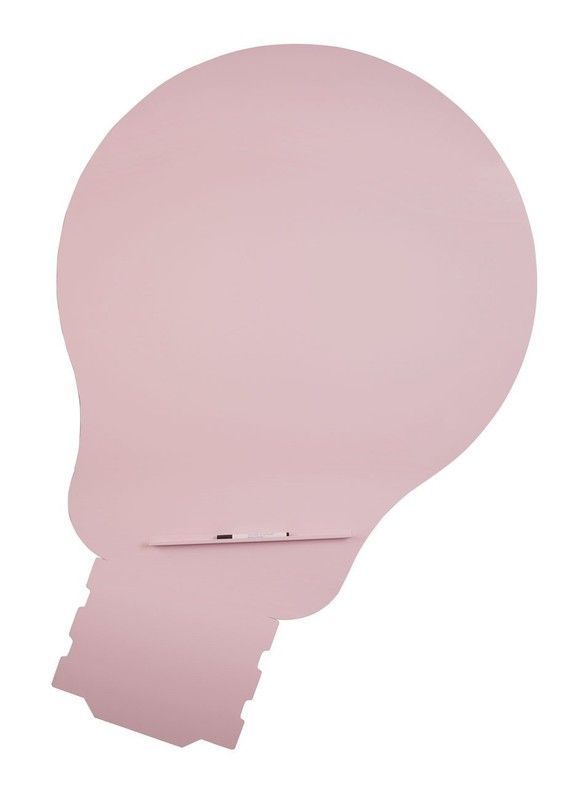 Pizarra skin idea. Con forma de bombilla