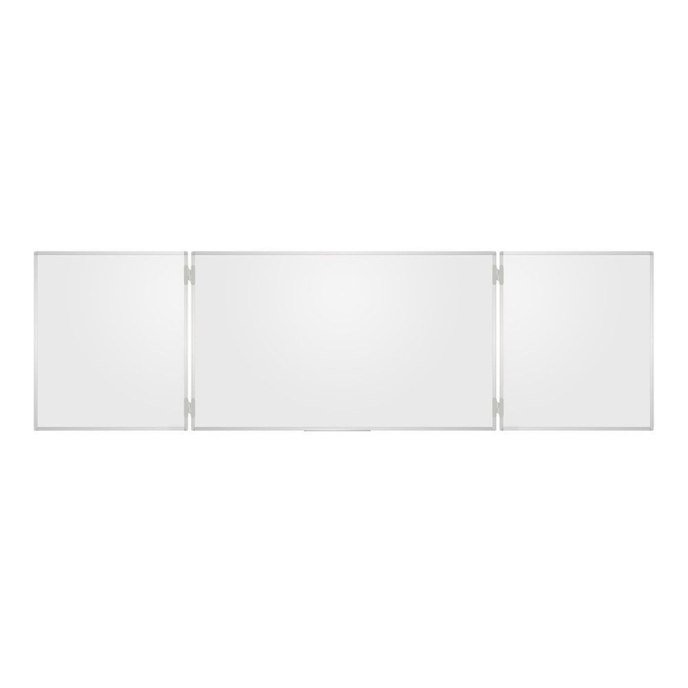 Pizarra Triptica Vitrificada Blanca 400x100 (200x100 Cerrada)