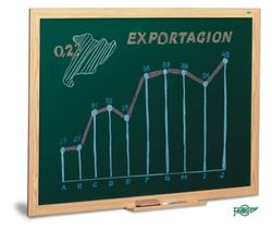 Pizarra verde estratificada 100 x 200 cm, m/madera