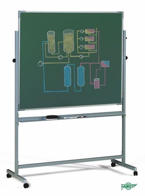 Pizarras blanca estratificada una superficie  y verde la otra 122 x 150 cm