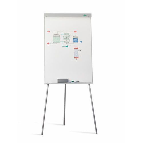 Pizarras de caballete melaminada 70x102 cm con sistema de estabilidad