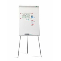 Pizarras de caballete melaminada 70x102 cm con sistema de estabilidad