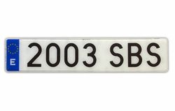 Placa acrilica turismo