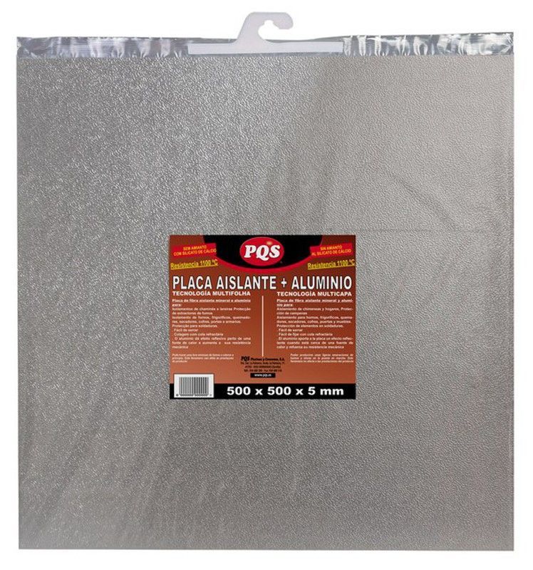 Placa aislante de fibra mineral para aislasmientos finos de pqs