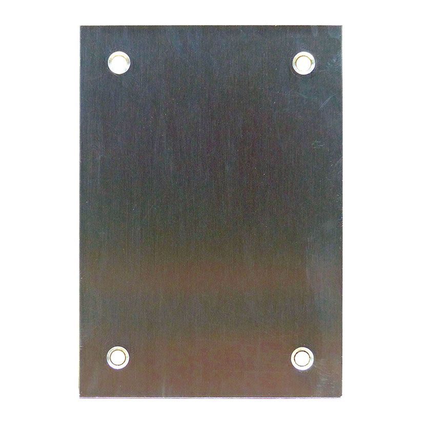 Placa Ciega Inox Mate 70x100