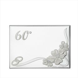 Placa Conmemorativa 13x18cm EV9075/13S Alianzas Flores 60 Años