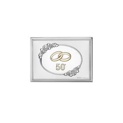 Placa Conmemorativa 13x18cm EV9265/13C Alianzas Rosas 50 Años