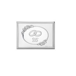 Placa Conmemorativa 9x13cm EV9265/9V Alianzas Rosas 25 Años