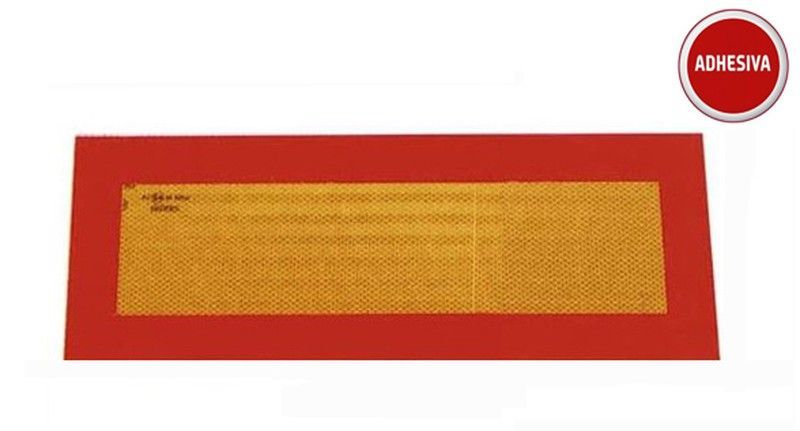 Placa corta adhesiva vehículo largo