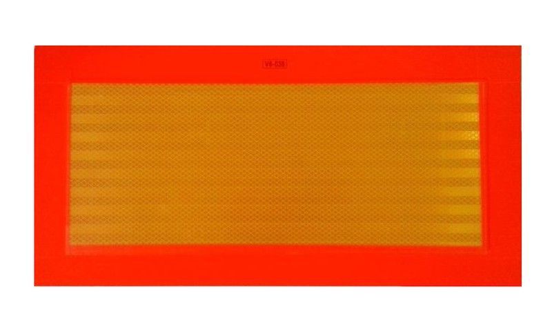 Placa corta aluminio de vehículo la