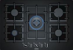 Placa de cocina EP7A6QB90 Placa de gas Siemens Negro