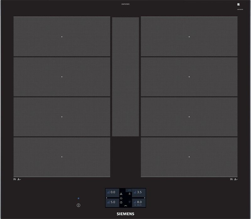 Placa de cocina SIEMENS EX675JYW1E IQ700 60 cm con perfiles
