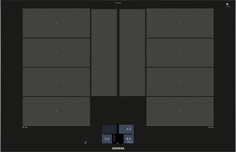 Placa de cocina SIEMENS EX875KYW1E IQ700 80 cm con perfiles