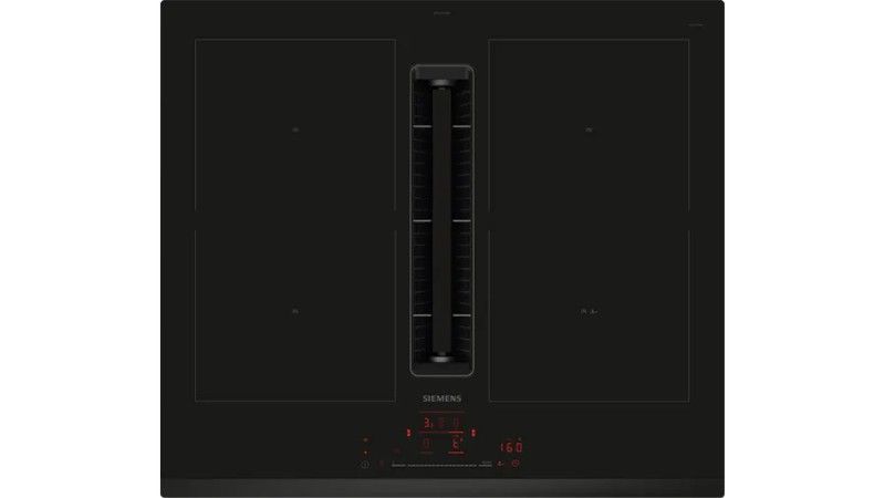 Placa de inducción con extractor integrado SIEMENS ED631HQ26E IQ500 60 cm sin perfiles