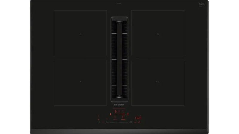 Placa de inducción con extractor integrado SIEMENS ED751HQ26E IQ500 70 cm sin perfiles
