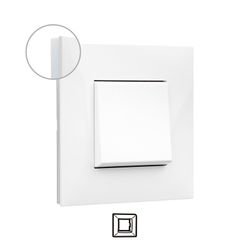 Placa embellecedora Valena Next 1 elemento blanco  Legrand 741001