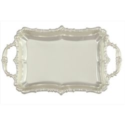 Placa Homenaje Aluminio 14x8cm P-2608/3 Bandeja Barroca C/ Asas