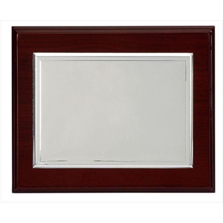 Placa Homenaje Madera-Acero Bilaminado 29x23cm P-2024/1B Lisa en Brillo