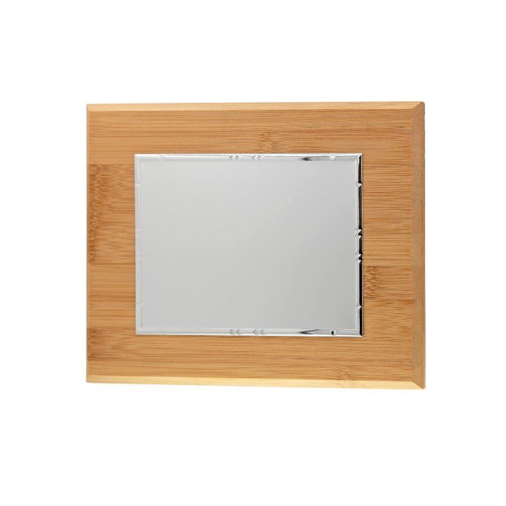 Placa Homenaje Madera-Aluminio 29x23cm P-2126/1X Lisa En Brillo