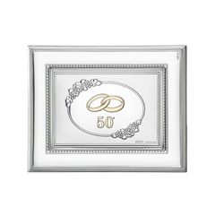 Placa Portafotos Conmemorativa 18x24cm EV9266/18C Alianzas 50 Años