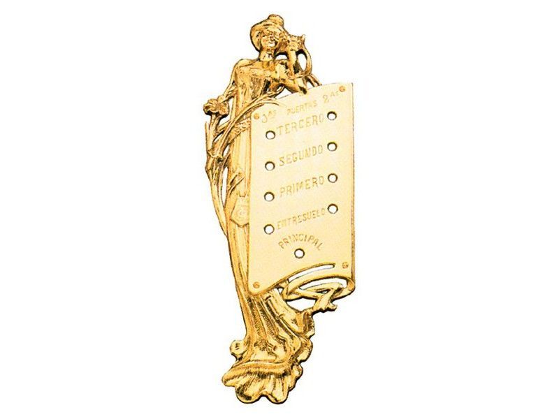 Placa timbre 9 puertas señora LM9905LP09