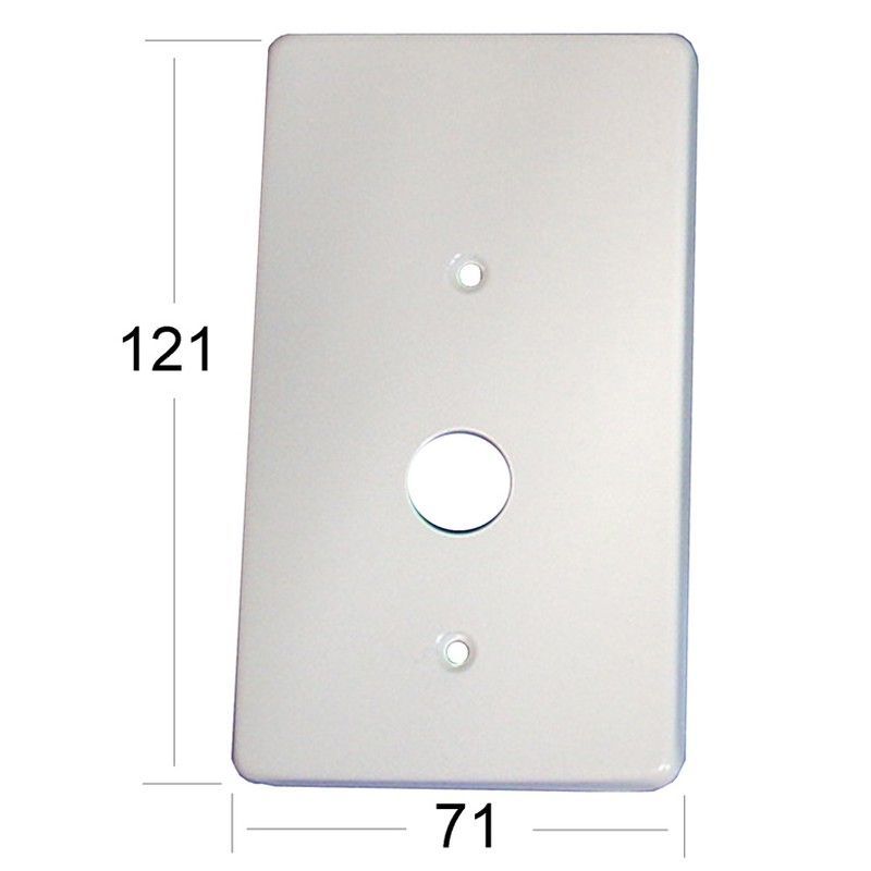 Placa torno BGM aluminio 121x71 mm. Compatible con modelo A-20 y A-30