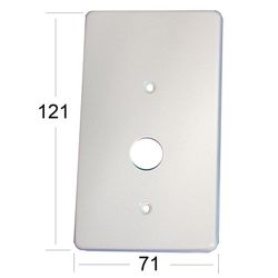 Placa torno BGM aluminio 121x71 mm. Compatible con modelo A-20 y A-30