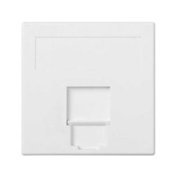 Placa VD 500 Cima plana CG con 1 conector blanco  Simon 50000085-030