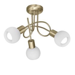 Plafon 3L Opal Cuero 3 X 40W E-14