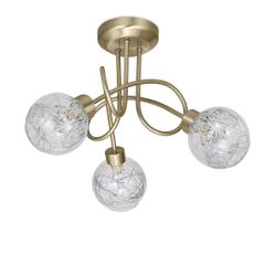 Plafon 3L Rolo Cuero 3 X 40W G-9