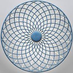 Plafón de techo Skynest Azul