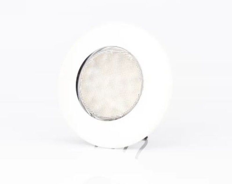 Plafón Interior De 21 Leds Con Marco Redondo Blanco Intercambiable