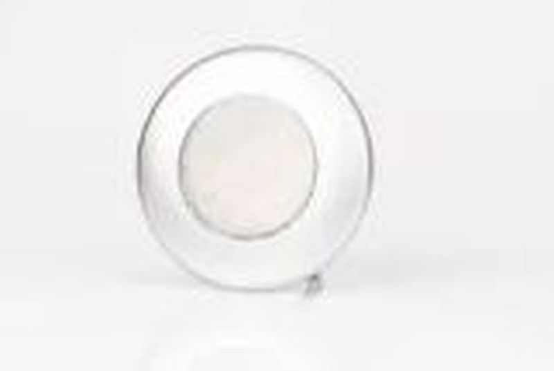 Plafón Interior De 21 Leds Con Marco Redondo Plateado Intercambiable