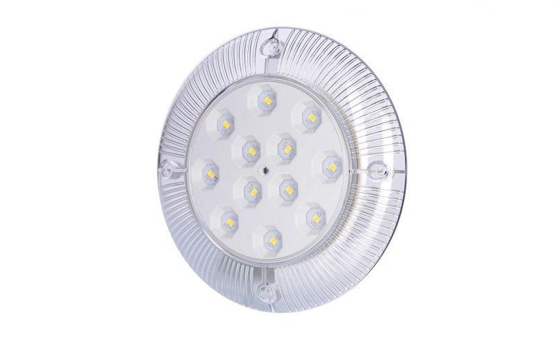 Plafon interior Led 12V redondo con aro translucido