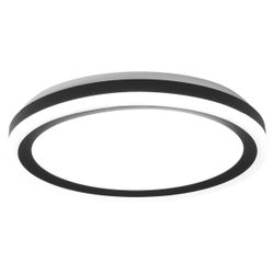 Plafon Led Kai Negro 50Cm Led 72W 3000/4000/6000K