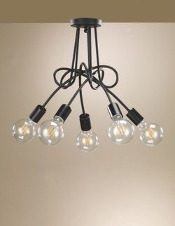 Plafon negro Serie Wire Onli