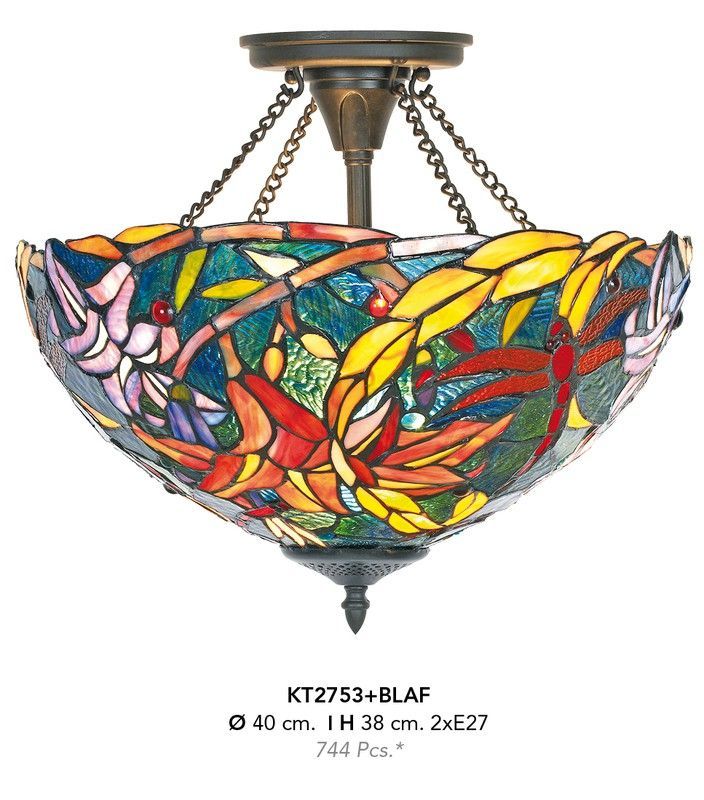 Plafones de techo mayor d.40cm con cadena KT2753 Artistar