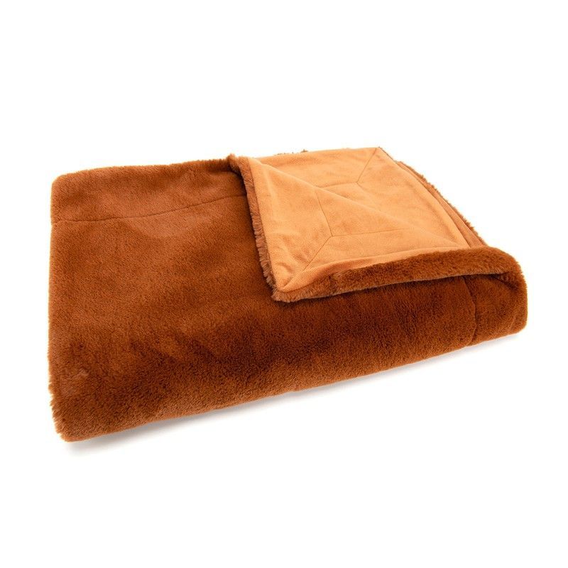 Plaid en cobre, 130 x 170 cm | Luxe