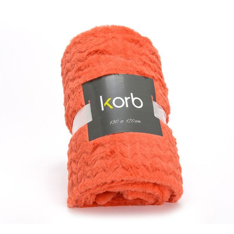 Plaid en rojo, 130 x 170 cm | Chevron