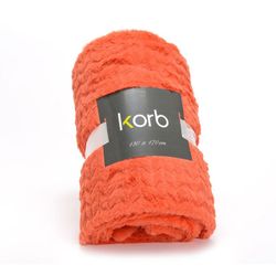 Plaid en rojo, 130 x 170 cm | Chevron