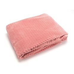 Plaid en salmón, 130 x  170 cm | Damier