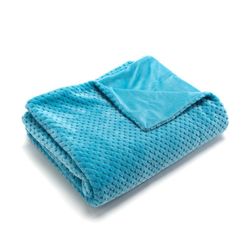 Plaid en turquesa, 130 x 170 cm | Damier