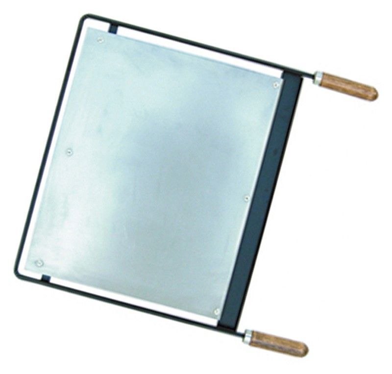 Plancha para barbacoa  en acero inoxidable 71X41 CM de imex