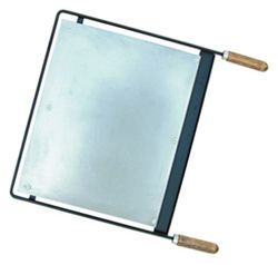 Plancha para barbacoa  en acero inoxidable 71X41 CM de imex