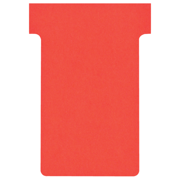 Planning: Fichas T NOBO (estuche 100) tamaño 2, rojo