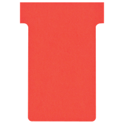 Planning: Fichas T NOBO (estuche 100) tamaño 2, rojo